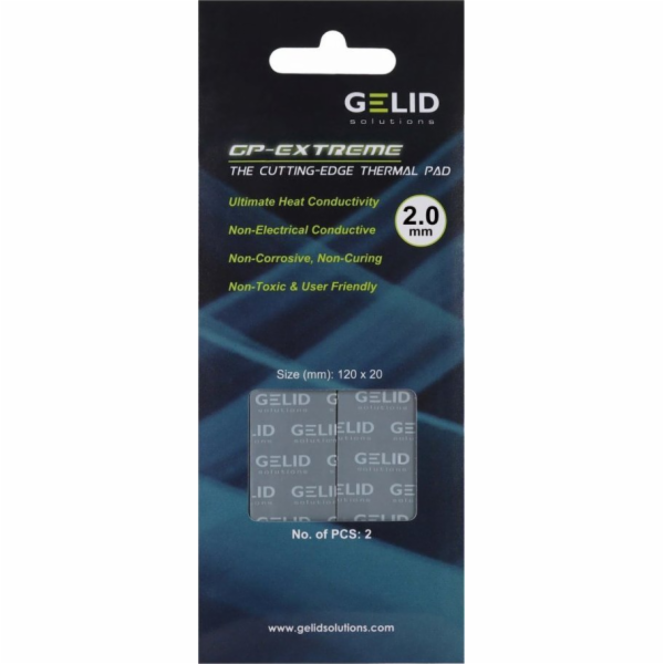 Gelid Termo podložka Gelid Extreme 120x20x2,0 mm 2 ks TP-...