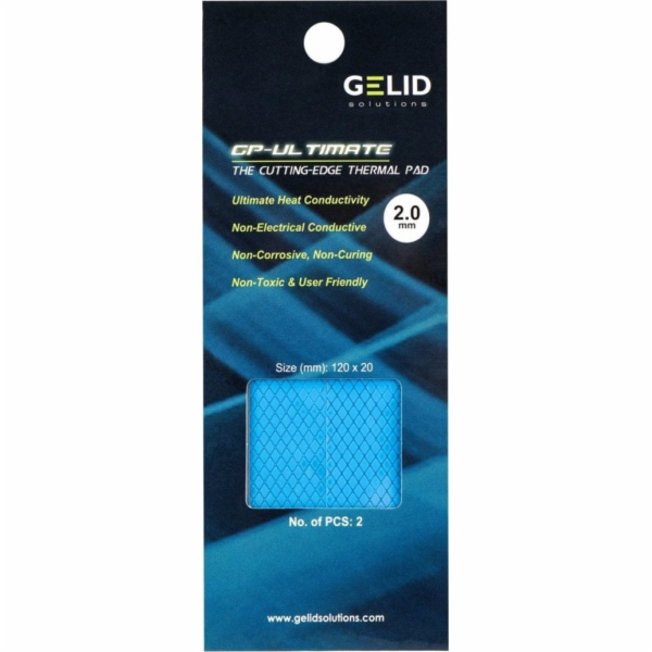 Gelid Termo podložka GP-Ultimate 120x20x2mm 2 ks TP-VP04-RD