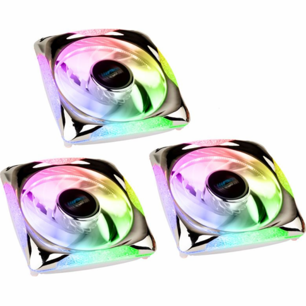 Lamptron Ventilátor Pluto+ ARGB 120 PWM, 3 kusy (LAMP-PAP01)