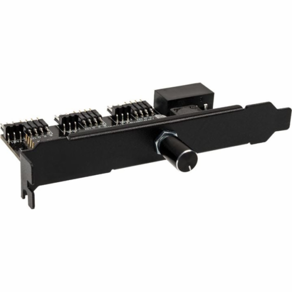 Lamptron Ovladač ventilátorů + RGB CFM36 černý (LAMP-CFM36B)