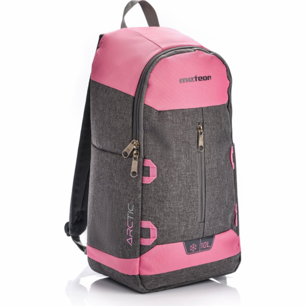 Meteor Termobatůžek Arctic 10 l růžovo-šedý melanžový uni...