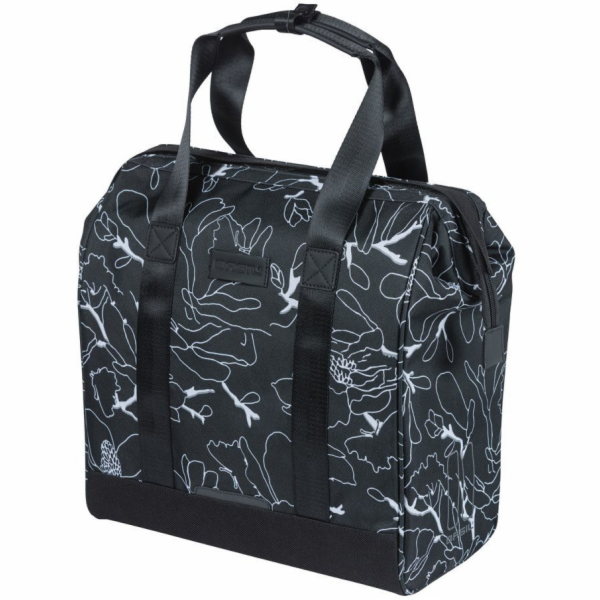 Basil Nákupní taška na kolo GRAND FLOWER 23L, systém háčk...