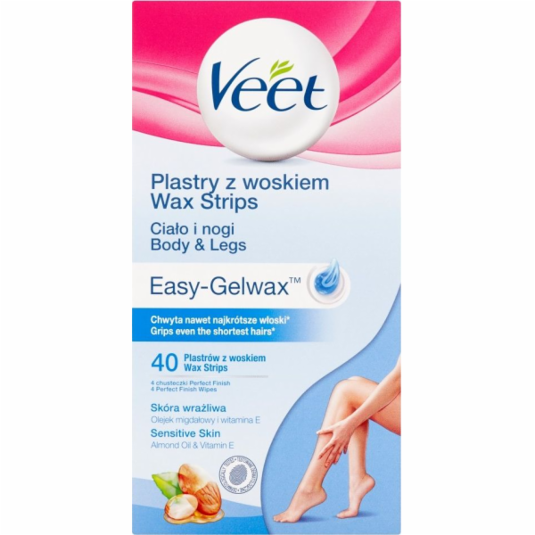 Veet Easy-Gelwax voskové pásky na odstranění chloupků na ...
