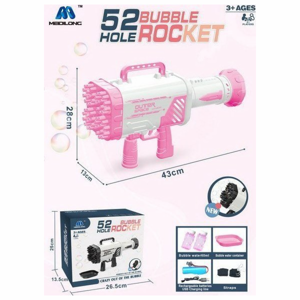 Ramiz Bubble Machine Gun Pink