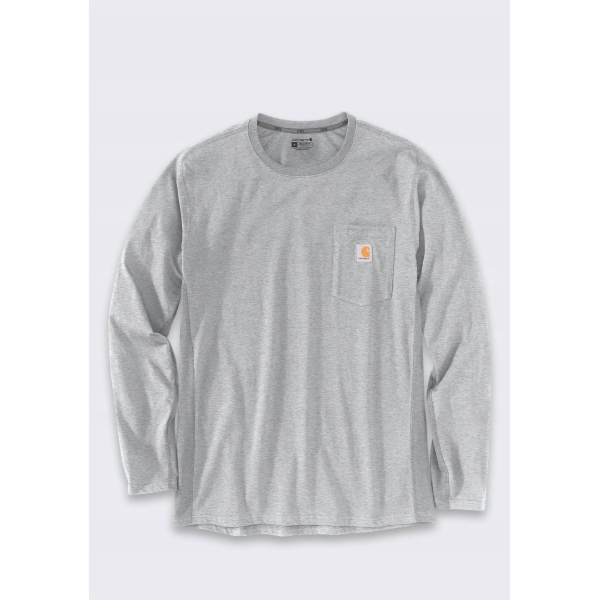 Carhartt Tričko Force Midweight Pocket šedé