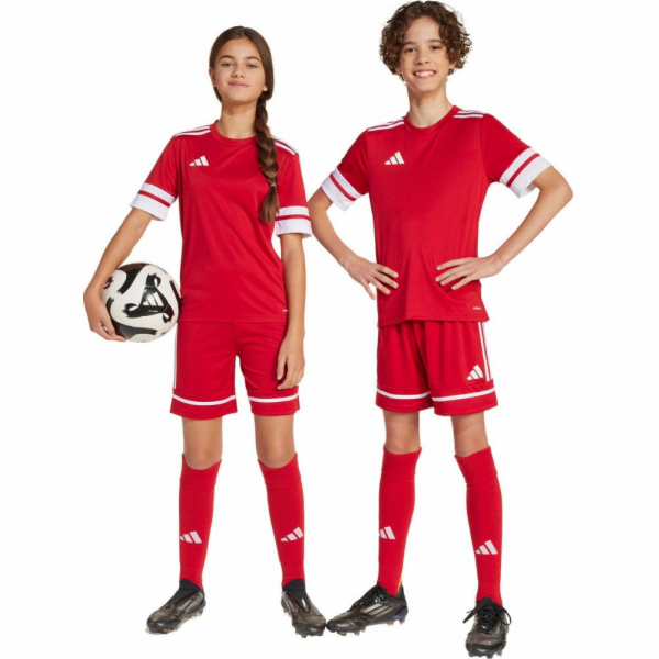 Adidas Dětské kraťasy Squadra 25 červené JN5456 128