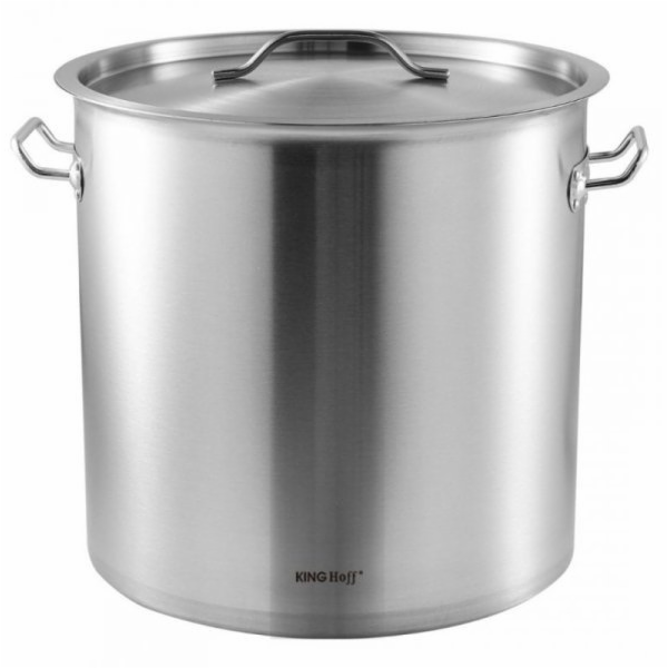 KingHoff GASTRONOMICKÝ HRNEC S OCELOVÝM VÍČKEM 36L KH-1965