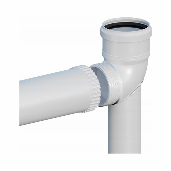 Ricom PP 87° závitové koleno DN80 na podklad L500