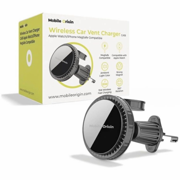 Mobile Origin Bezdrátová nabíječka do auta CA18, kompatib...