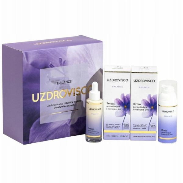 NoName UZDROVISCO_SET Balance normalizační krém 50ml + no...