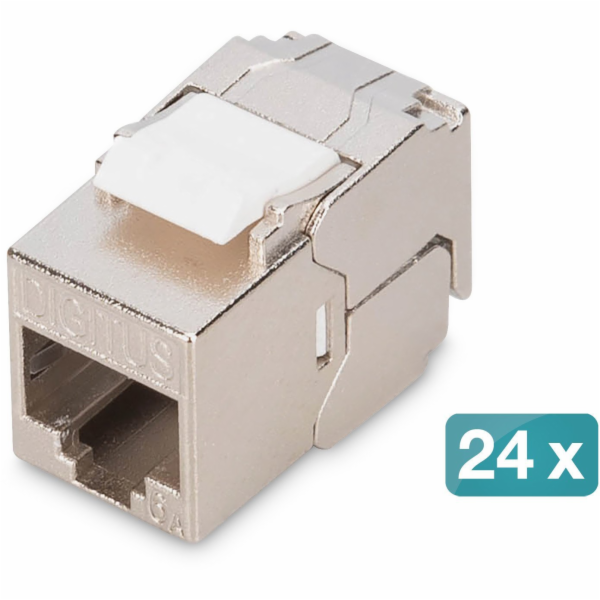 Digitus Keystone Cat6A geschirmt 24 Stk. werkzeugfr