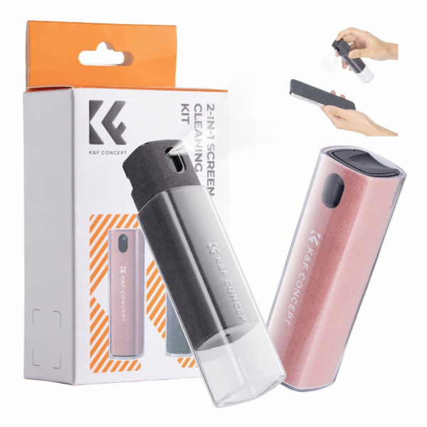 Kf Sada 2x tekutý sprej 10ml na čištění optiky monitoru /...