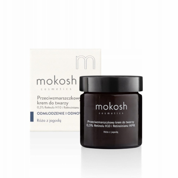 Mokosh krém na obličej proti vráskám 0,5% retinol H10 a r...