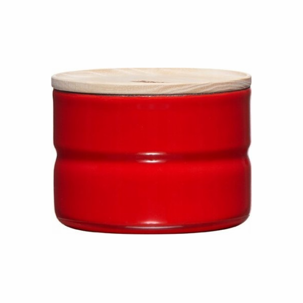 Riess RIESS - Kuchyňská nádoba s dřevěným víkem 0,2 l Čer...