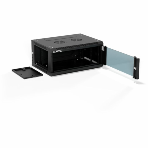 Alantec 19" nástěnná skříň 4U 600x450, jednokřídlé skleně...