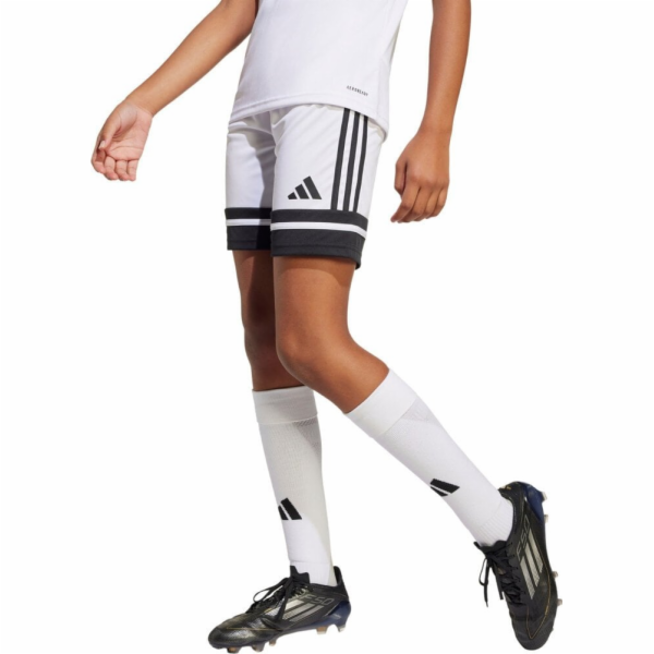 Adidas Dětské kraťasy Squadra 25 bílé JJ2422 152cm