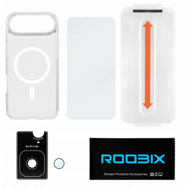 Roobix 3v1 Combo pro iPhone 17 Air (pouzdro MagSafe + skl...