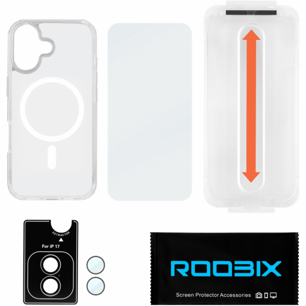 Roobix 3v1 Combo pro iPhone 17 (pouzdro MagSafe + sklo + ...