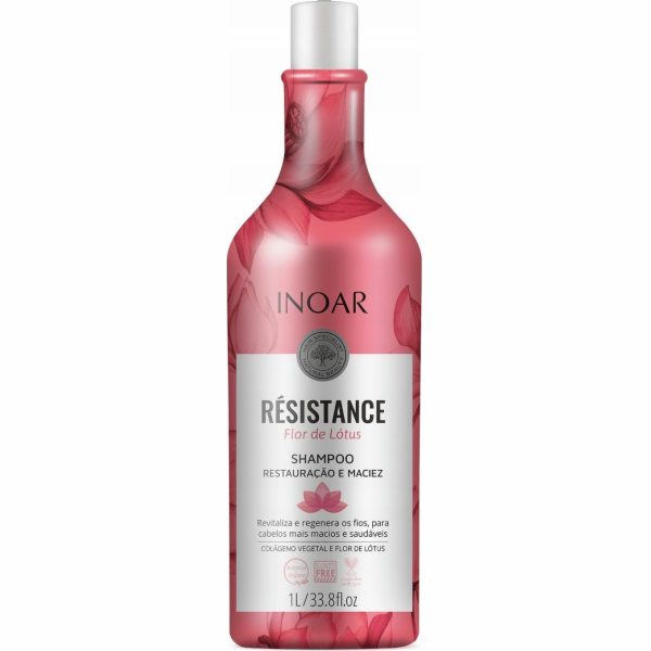 Inoar Resistance Lotus, veganský šampon pro oslabené vlas...