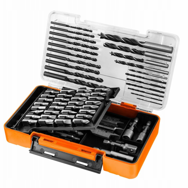 Neo Tools Sada vrtáků a bitů, nástrčných klíčů, 66 dílů.