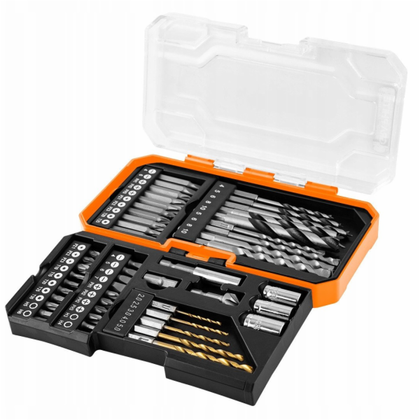 Neo Tools Sada vrtáků a bitů, 50 dílů.