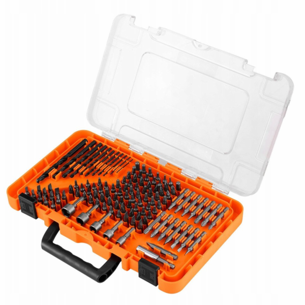 Neo Tools Sada vrtáků a bitů, nástrčných klíčů, 120 dílů.
