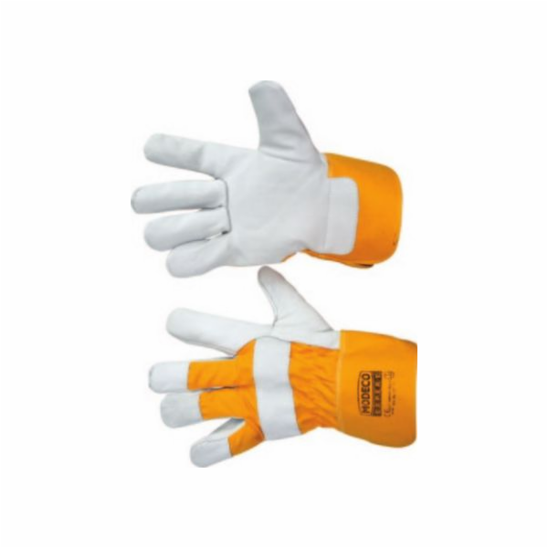 Modeco Rukavice z vyztužené hovězí kůže vel. 11 12 ks (MN...