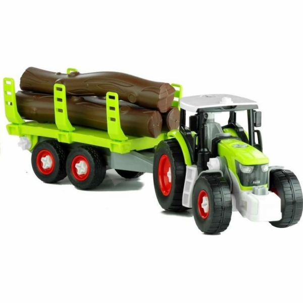 LeanToys&nbsp;Lean&nbsp;Toys&nbsp;Montavimo&nbsp;traktorius&nbsp;su&nbsp;priekaba&nbsp;medie...