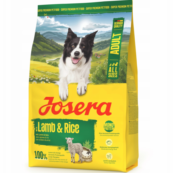 JOSERA Lamb & Rice - suché krmivo pro psy - 3kg