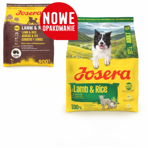 JOSERA Lamb & Rice - suché krmivo pro psy - 3kg