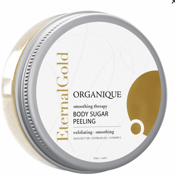 Organique Eternal Gold vyhlazující cukrový tělový peeling...