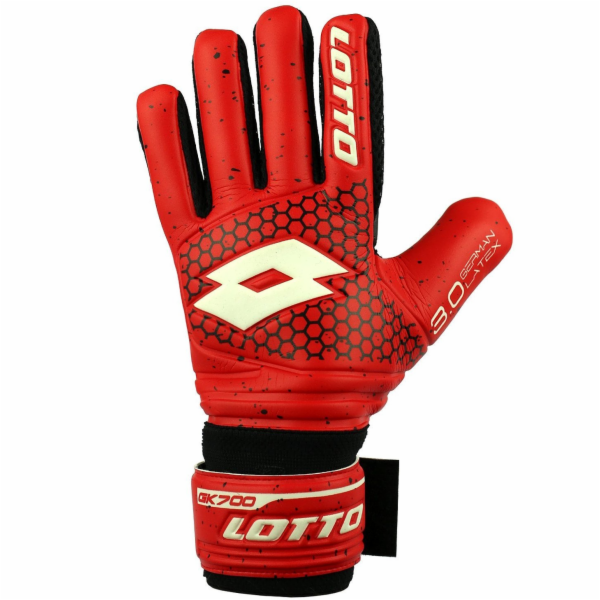 Lotto Rukavice GK 700 II Junior Cliff Red/Celkem bílá 9.0