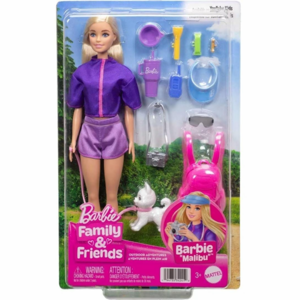 Mattel BRB BARBIE VENKOVNÍ DOBRODRUŽSTVÍ BLON JJV59 4