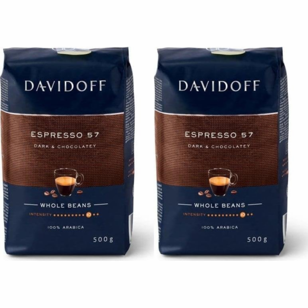 Davidoff kávová zrna 2x Espresso 57 500 g