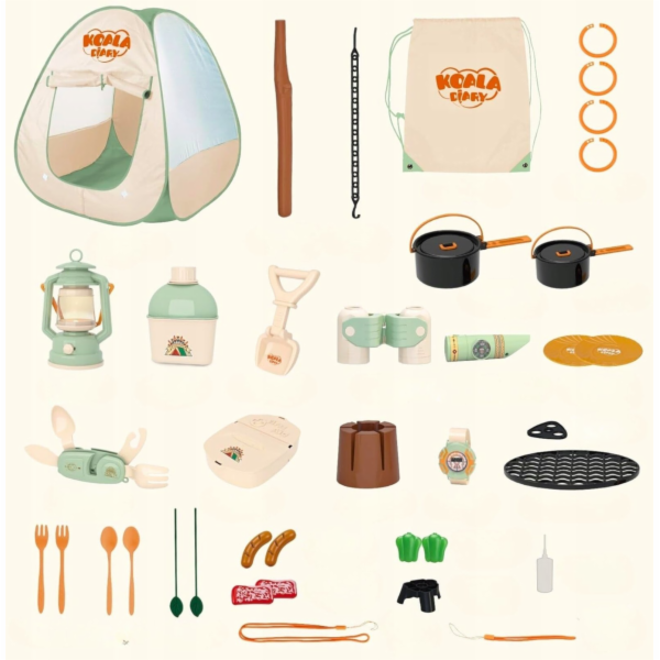 Bounn Dětská kempingová sada se stanem a příslušenstvím