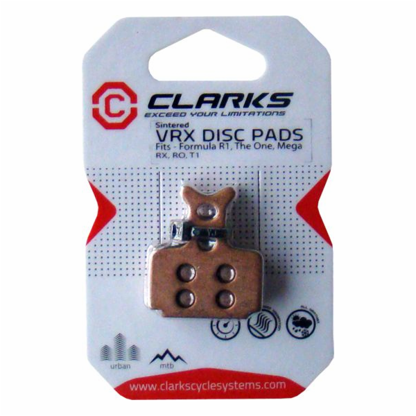 Clarks Brzdové destičky FORMULA (One, R1, Mega, RX, R0, T...