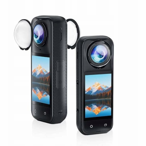 Puluz Sada 2 krytek objektivu s otočným uzamykáním pro In...