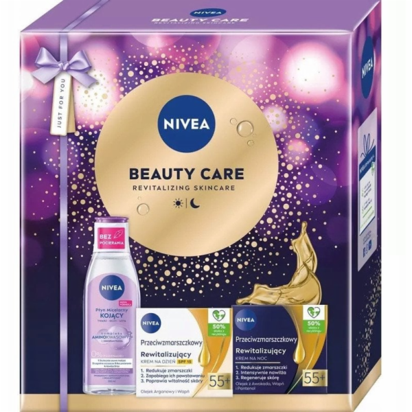 NoName NIVEA_SET Beauty Care Denní krém proti vráskám SPF...