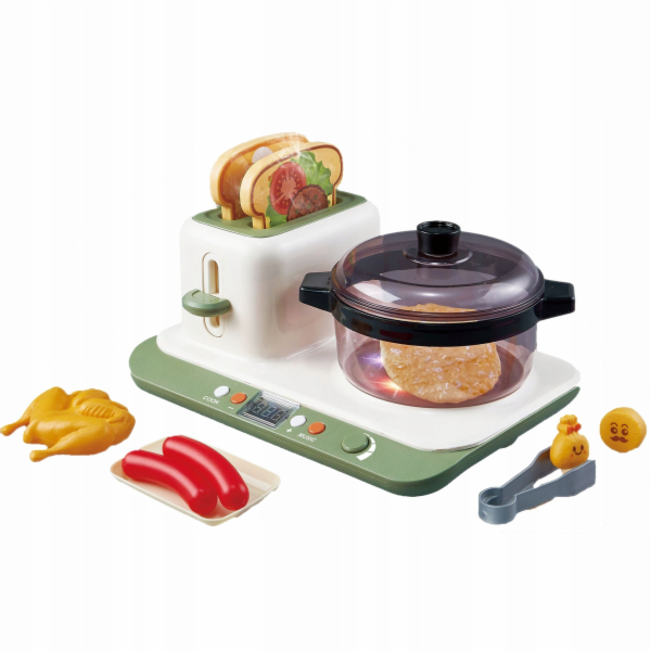 Bounn Dětský sporák s toustovačem a hrncem