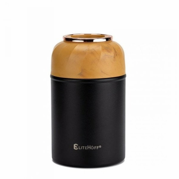 Elitehoff 500ml termoska na večeři s miskou a skládací lž...