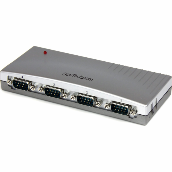 StarTech Adaptér USB na RS-232 x4, šedý (S55056332)