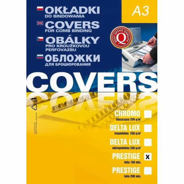 Argo vazbová fólie A3 ARGO 431151 bezbarvá 0,15 mm 100 ks