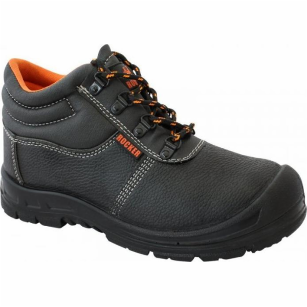 Rocker Pracovní kotníkové boty ROCKER ČERNÉ S3, velikost 45