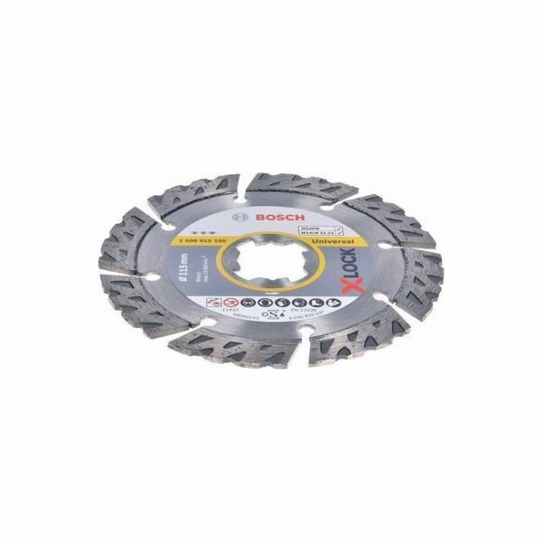 Bosch UNIVERZÁLNÍ DIAMANTOVÝ KOTOUČ 115*2 X-LOCK