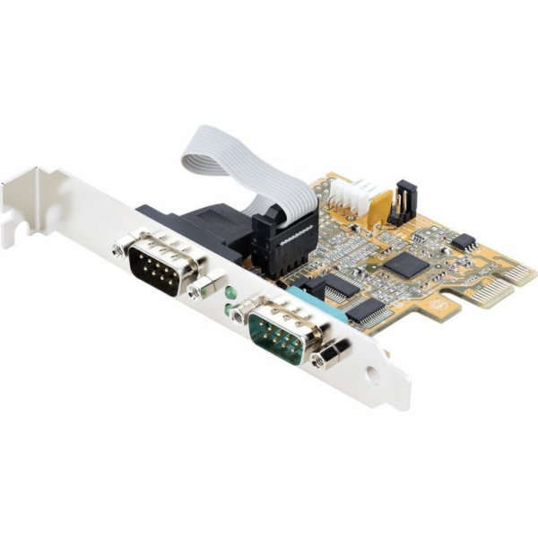 StarTech Adaptér se 2 porty PCIe Express sériovým portem ...