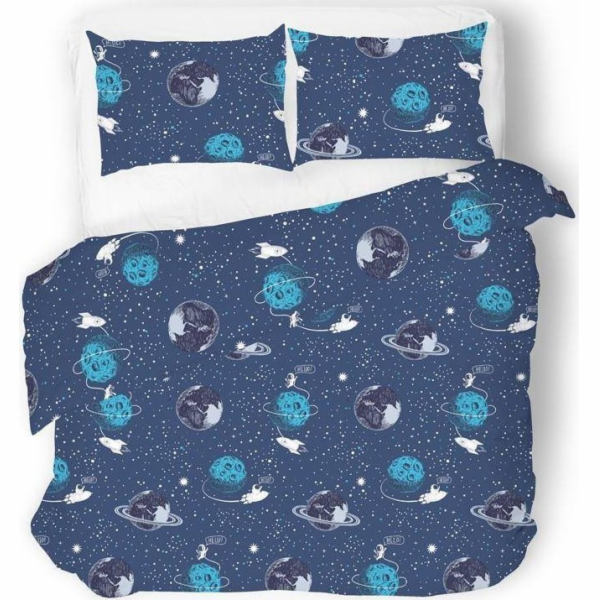 Multitex Ložní prádlo 220 x 200 3dílné saténové EXKLUZIVN...