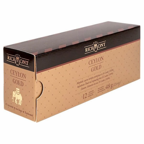 Richmont Richmont Ceylon Gold Tea 12x4g - Čistě černý FOP...