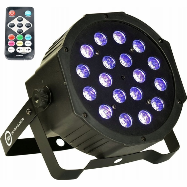 LIGHT4ME LIGHT4ME LED PAR 18x3W UV reflektorový ultrafial...