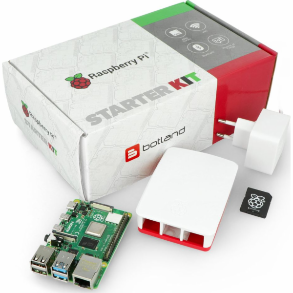Raspberry Pi Sada 4 Model B s 2GB RAM (RPI-15065)