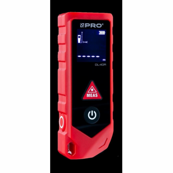PRO Laserový dálkoměr LASEROVÝ DÁLKOMĚR DL-40R S MĚŘICÍM ...